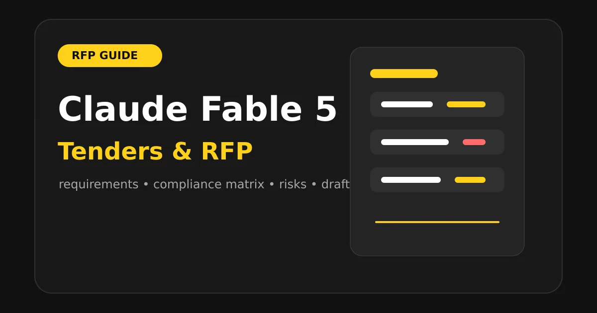 Claude Fable 5 для тендеров и RFP