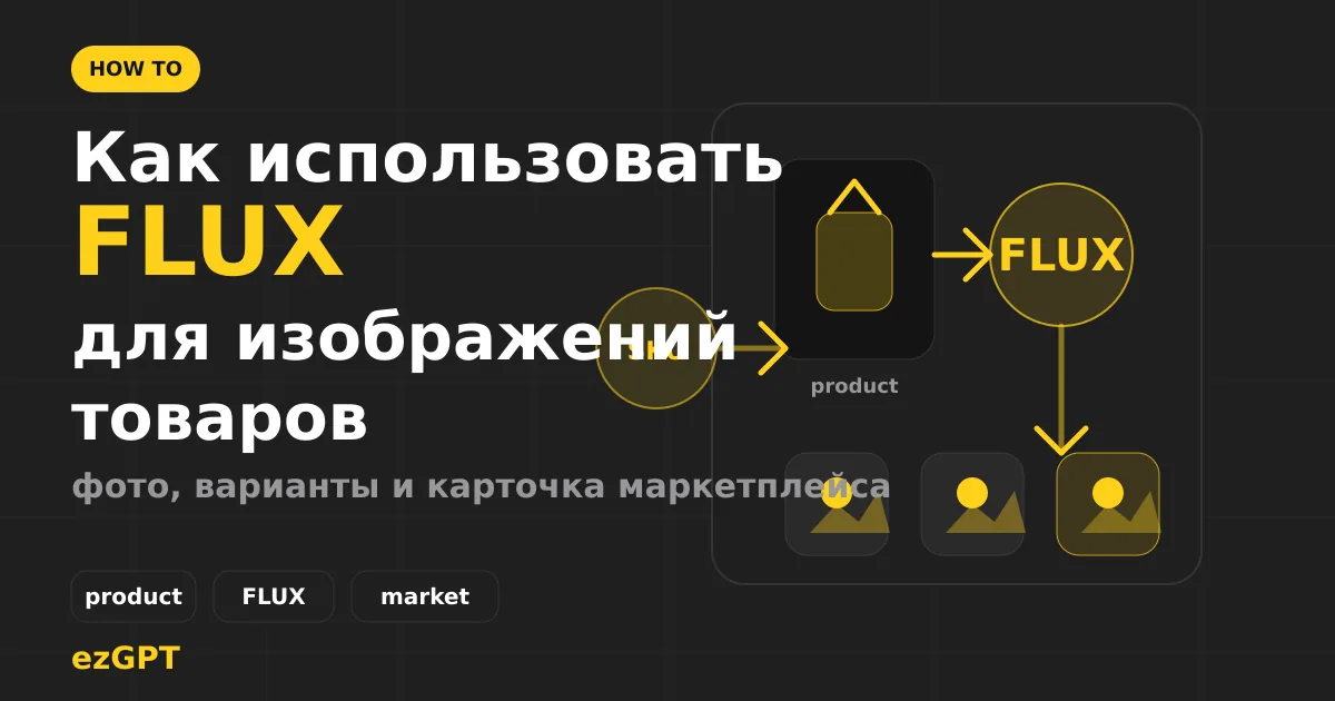 Как использовать FLUX для создания реалистичных изображений товаров для маркетплейса