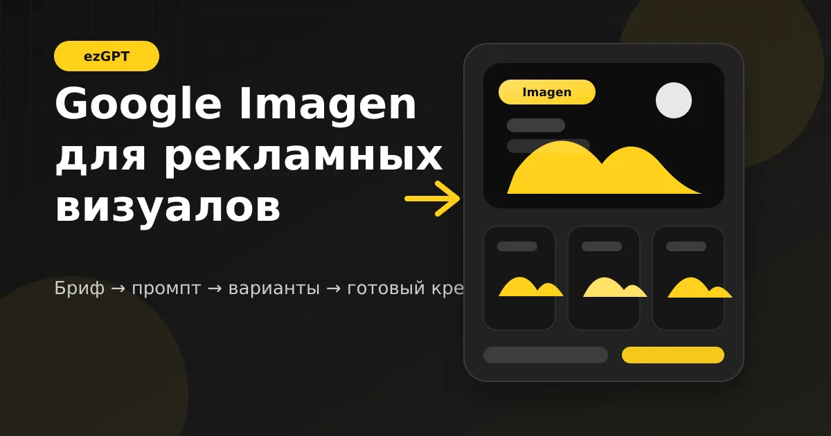 Как использовать Google Imagen для создания рекламных визуалов под несколько форматов