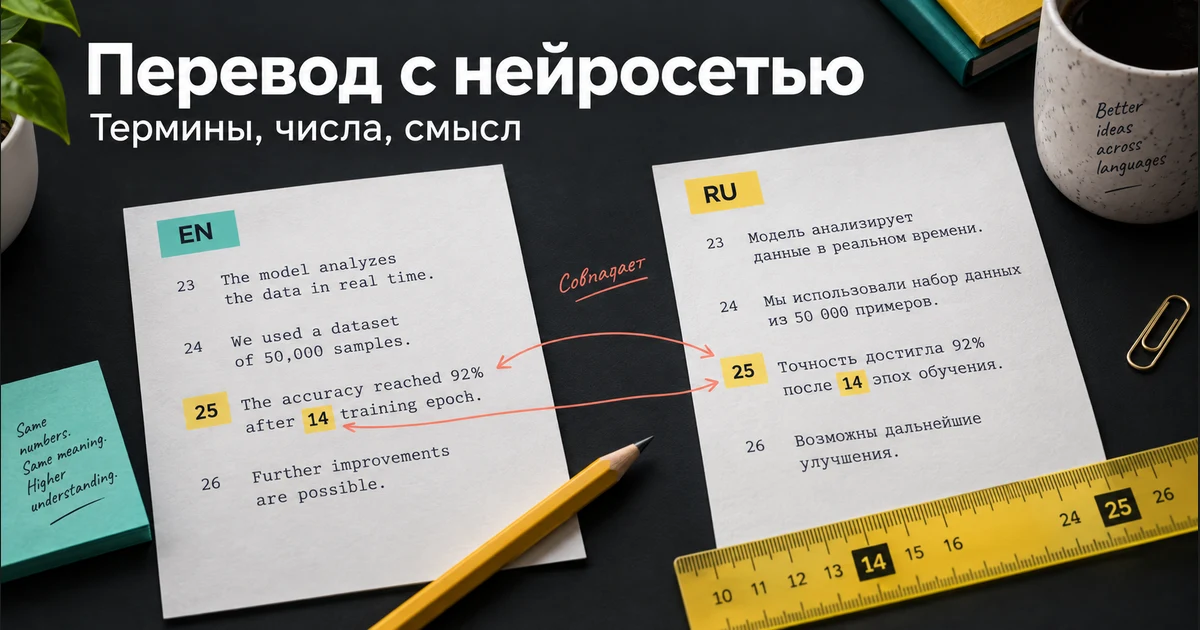 Как перевести текст с помощью нейросети и проверить смысл
