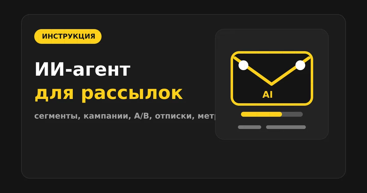 Как сделать ИИ-агента для email-маркетинга и рассылок