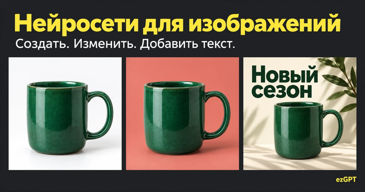 Как выбрать нейросеть для изображений: создание, правки и текст