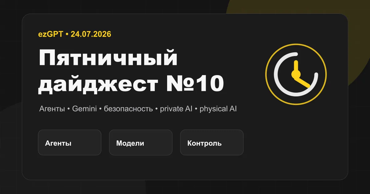 Пятничный дайджест №10: агенты в продакшене, Gemini 3.6 Flash и уроки безопасности