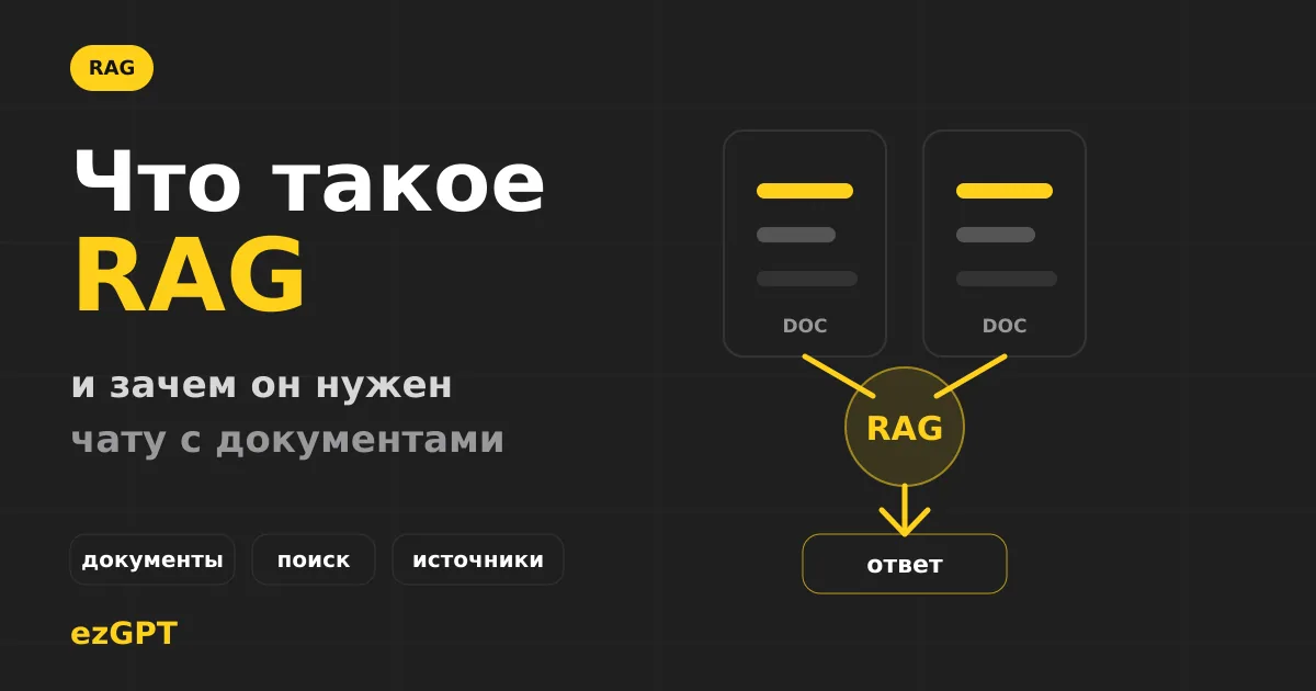 Что такое RAG и как ИИ отвечает по вашим документам